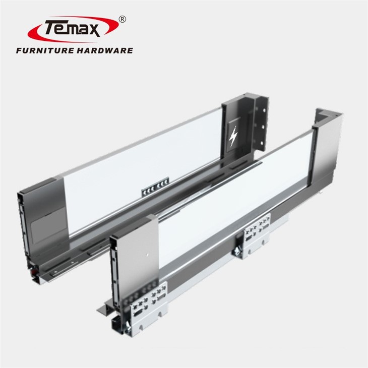 Soft Close Led Light Metal Box Drawer Slide Runner