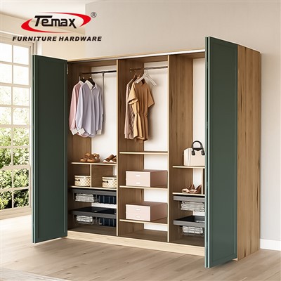 Kit porta scorrevole bifold per armadio TEMAX TM037